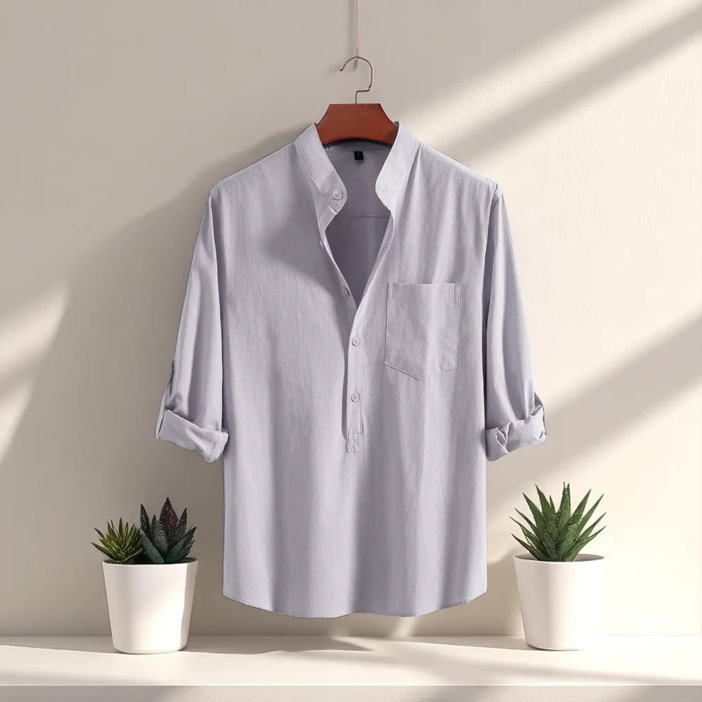 Luxury Full Sleeve Katua - Light Ash