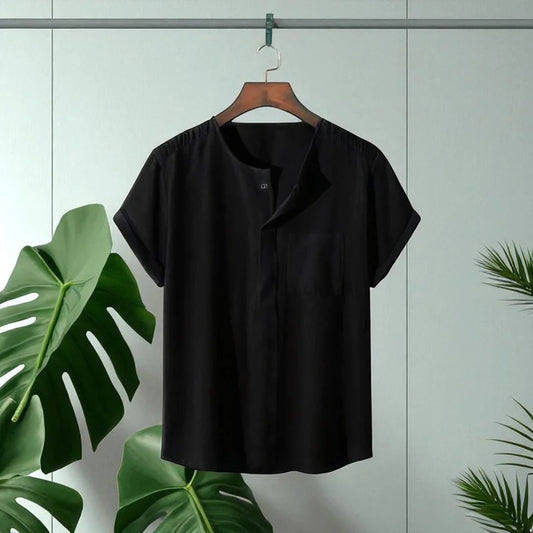 O-Nick Half Sleeve Katua- Pure Black