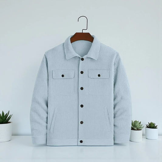 Men's Corduroy Light Weight Jackets - Sky