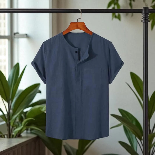 O-Nick Half Sleeve Katua- Navy Blue